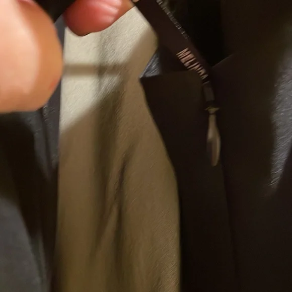 MELINDA ENG COUTURE BLACK 100% SILK GOWN size 10 - Picture 6 of 10